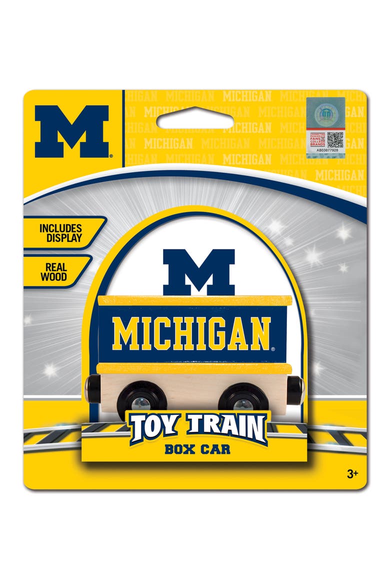 Michigan Wolverines Toy Train Box Car, Alternate, color, Multicolor