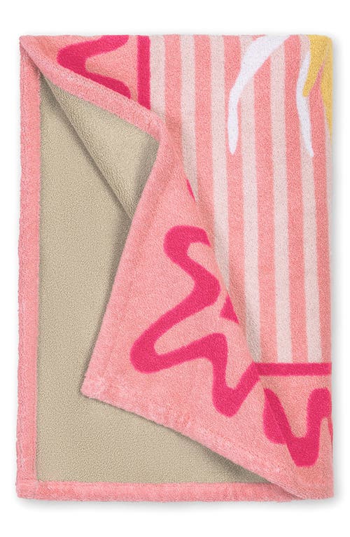 Matouk Seahorse Beach Towel In Pink Coral