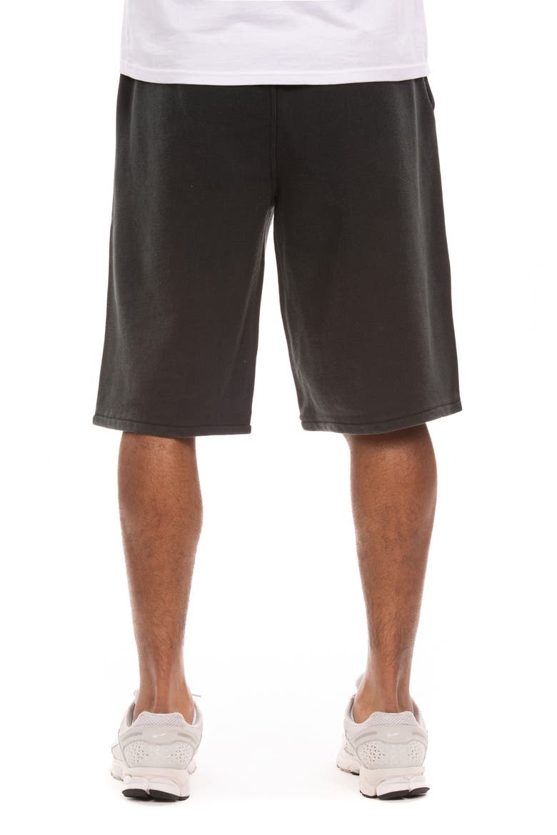 Cup Terry Drawstring Shorts, Alternate, color, JET SET