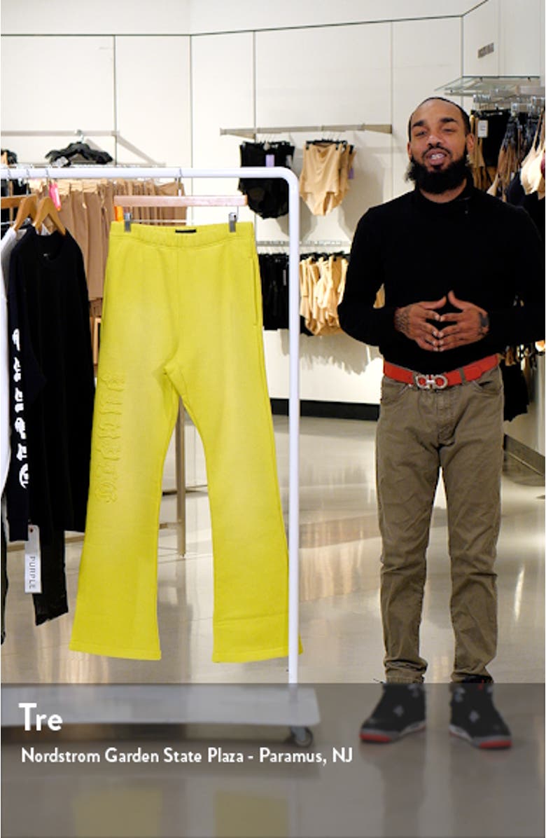 Fleece Flare Leg Pants, sales video thumbnail