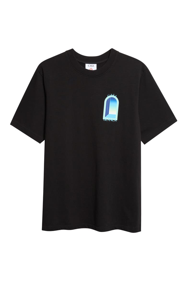 Arches Organic Cotton Graphic T-Shirt, Main, color, BLACK JERSEY
