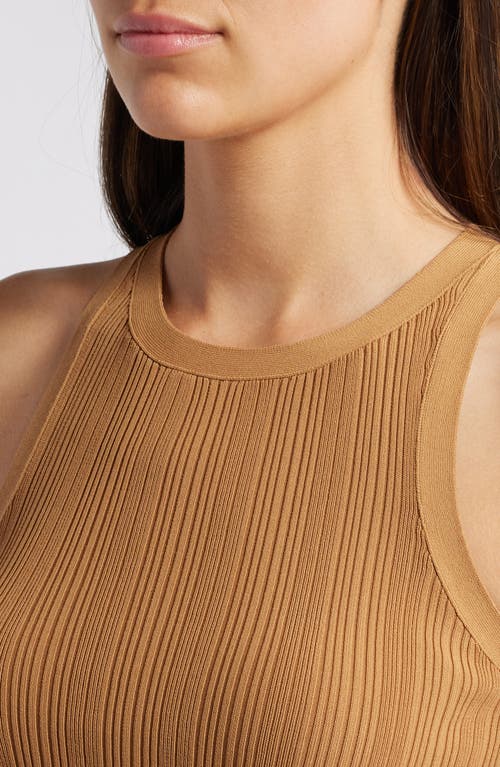 GOOD AMERICAN GOOD AMERICAN RIBBED CROP TANK