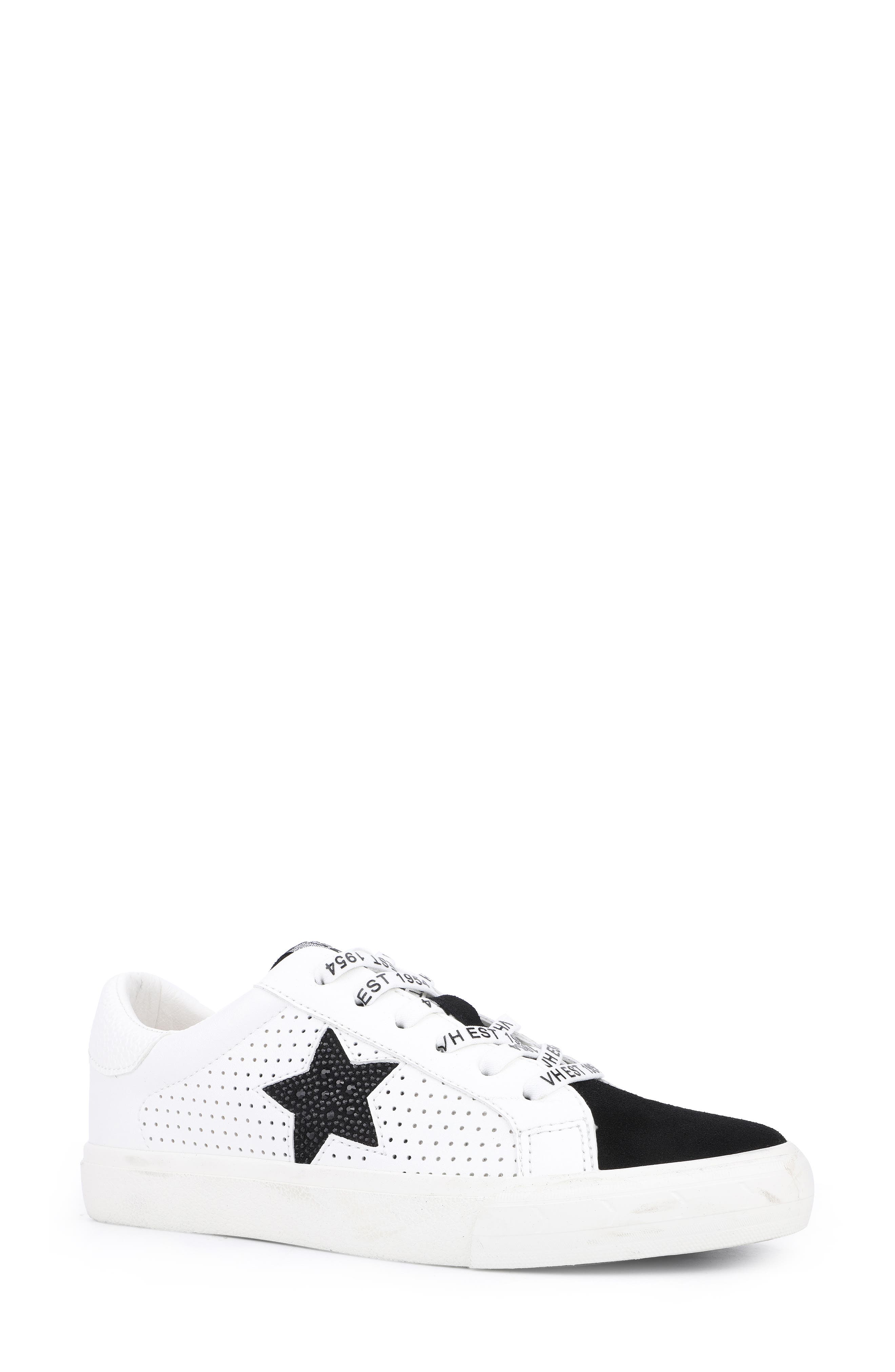 WHITE/ BLACK RHINESTONES