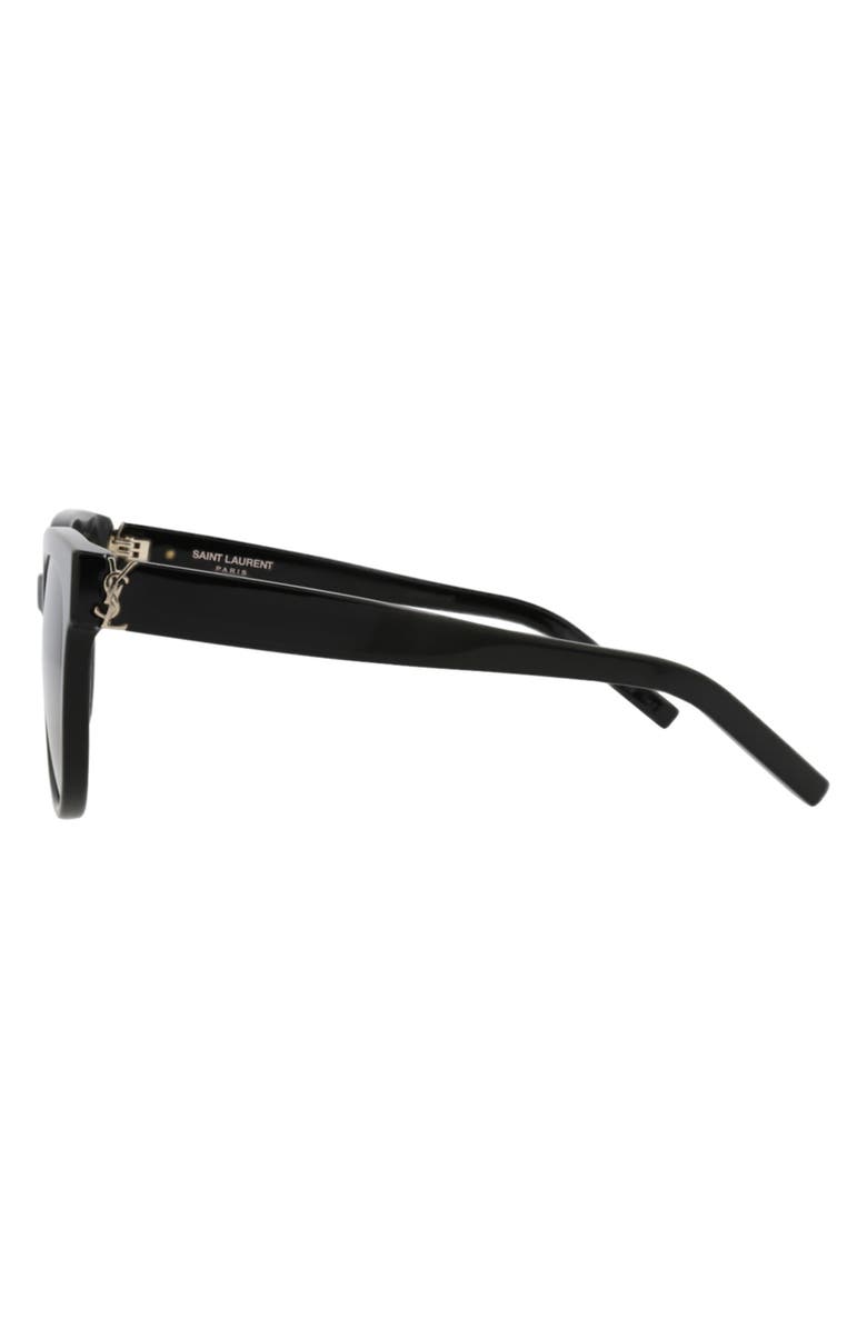 Saint Laurent 54mm Cat Eye Sunglasses, Alternate, color, 