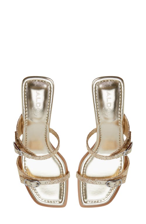 Aldo Maymay Sandal In Gold