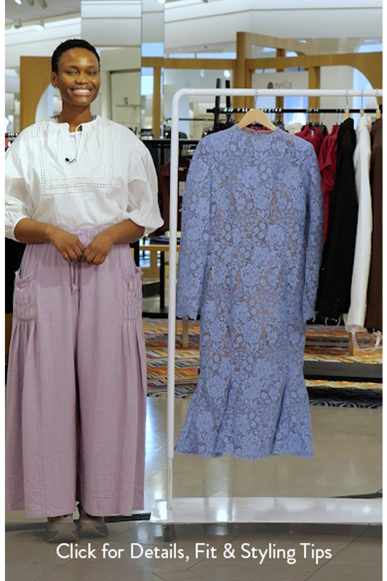 Juliette Long Sleeve Lace Cocktail Dress video