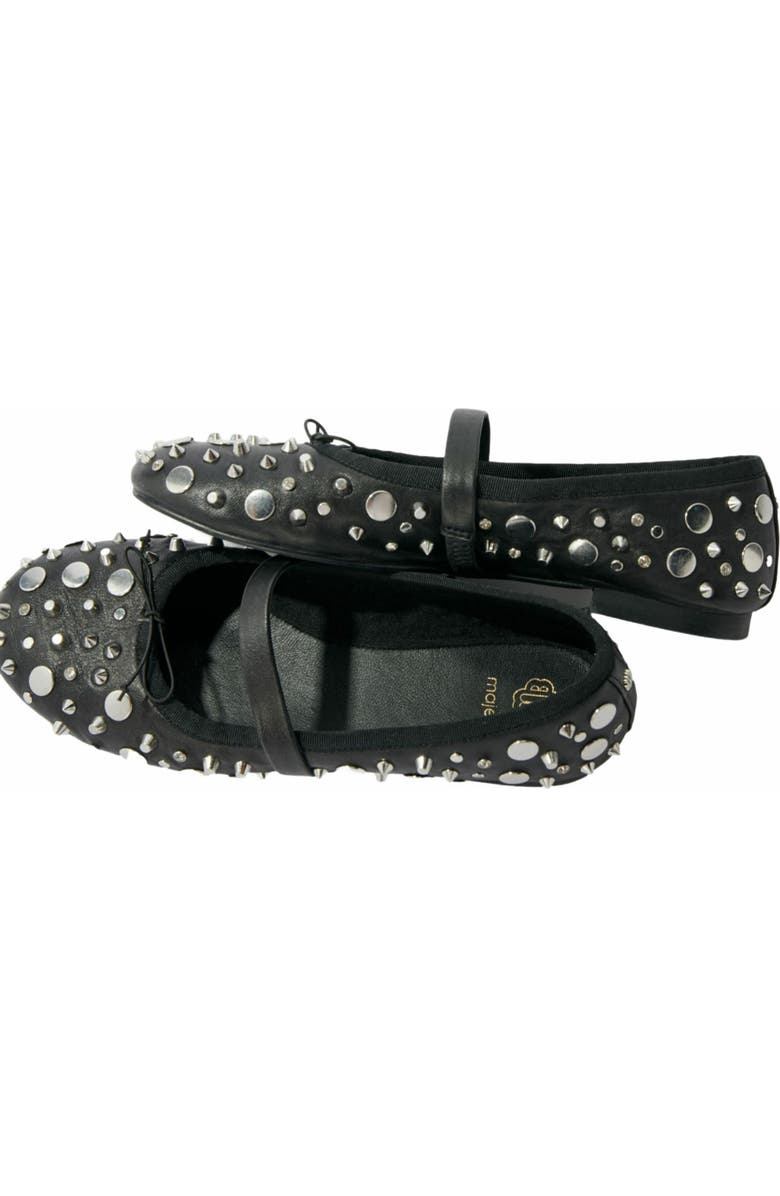 maje Studded ballet flats, Alternate, color,