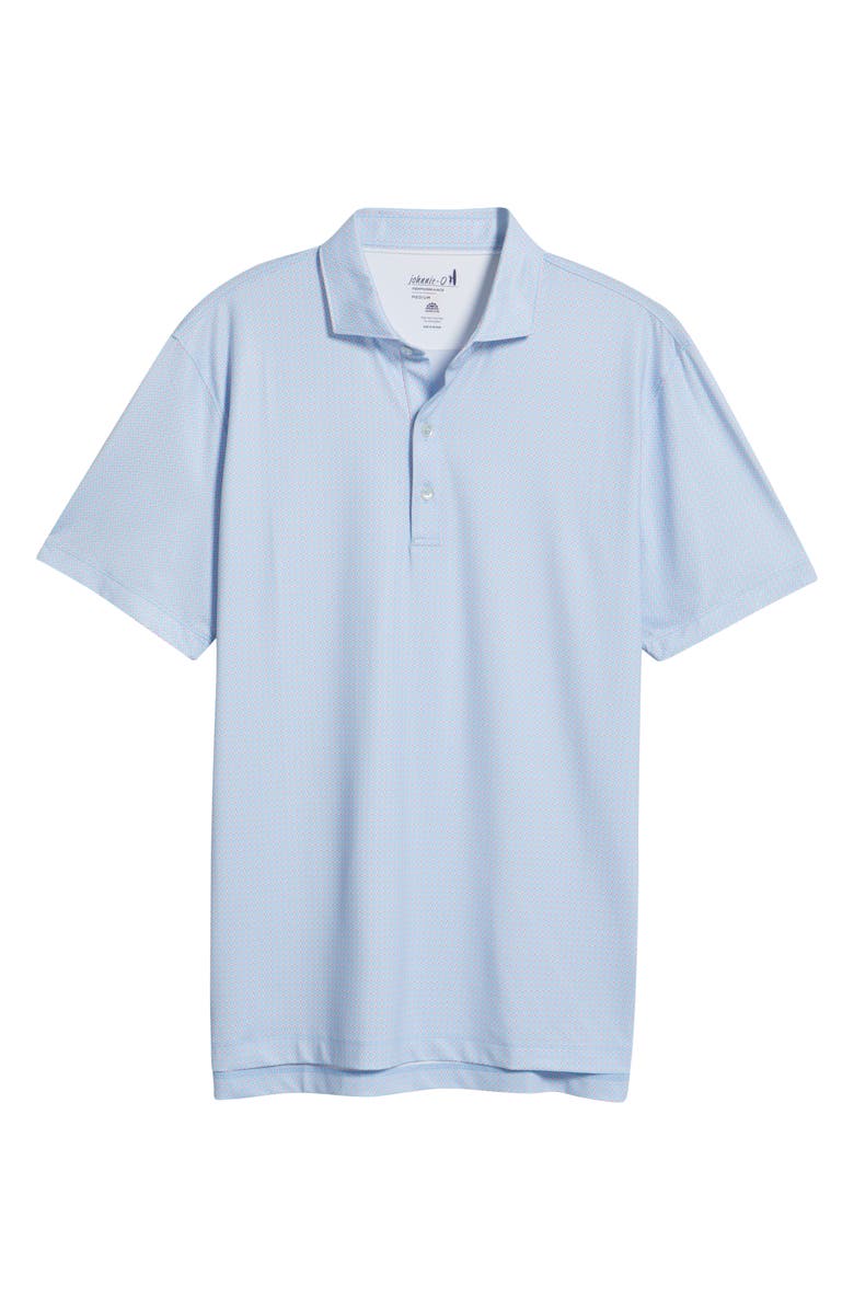 johnnie-O Julio Geo Print PREP-FORMANCE Golf Polo, Alternate, color, Maliblu
