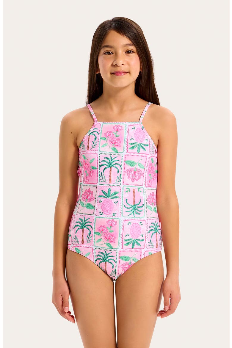 Kids' Maldives One-Piece Swimsuit, Alternate, color, MALDIVES