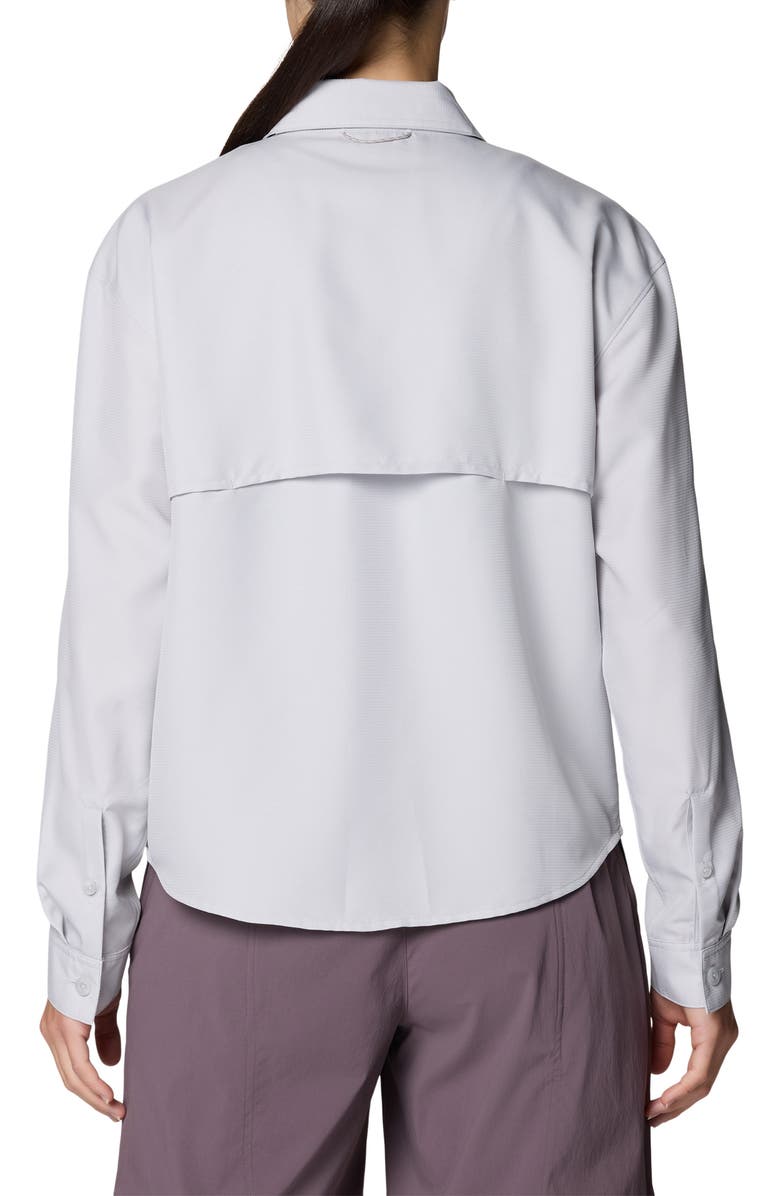 Mountain Hardwear Sun Drift Cooling Long Sleeve UPF 50+ Shirt, Alternate, color, Grey Ice