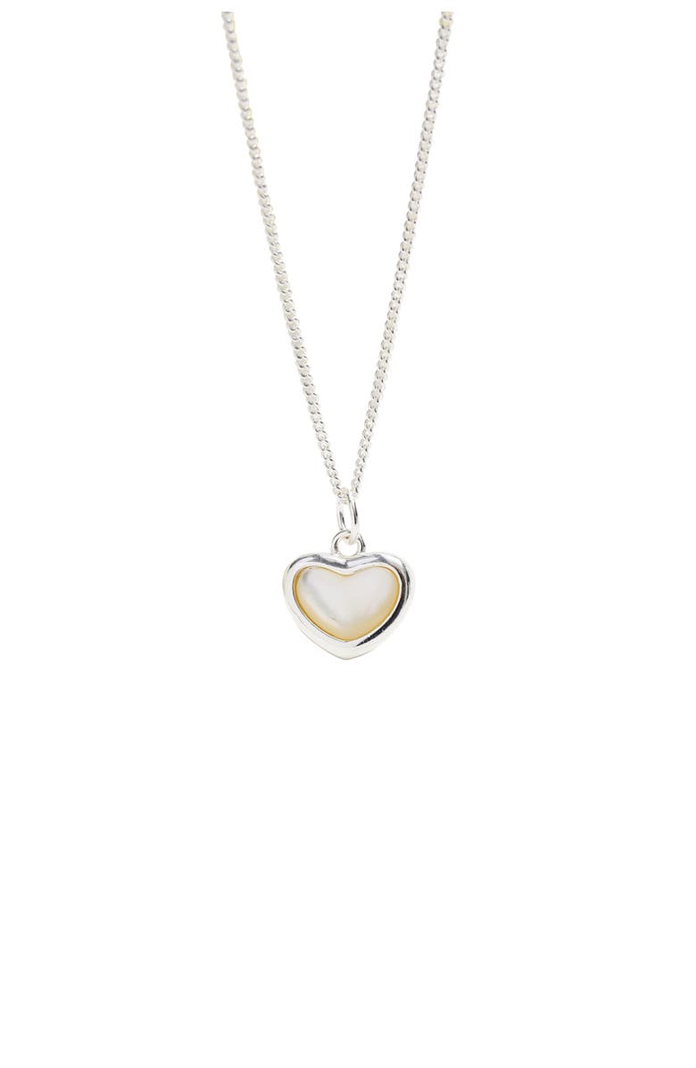 Classicharms Sterling Silver Heart Pendant Necklace, Main, color, 