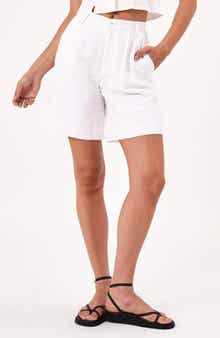 Rolla’s Horizon High Waist Linen Blend Shorts