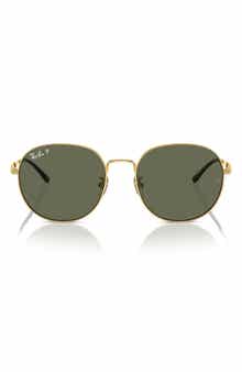 Ray-Ban 57mm Polarized Round Phantos Sunglasses