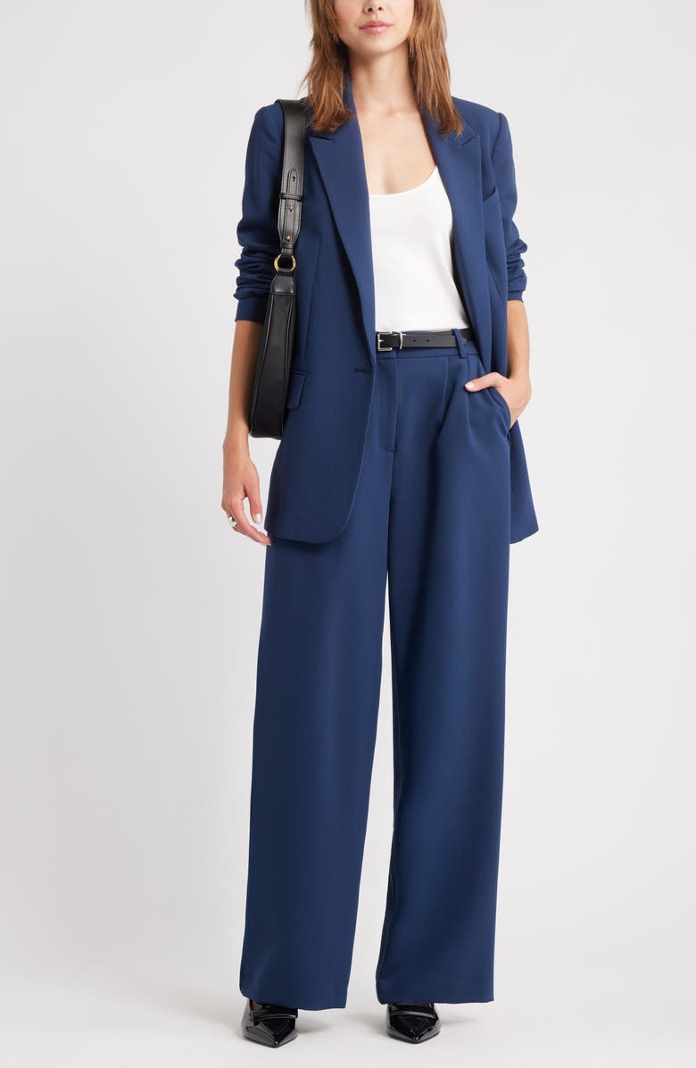 Open Edit The Icon Trousers, Alternate, color, Navy Iris