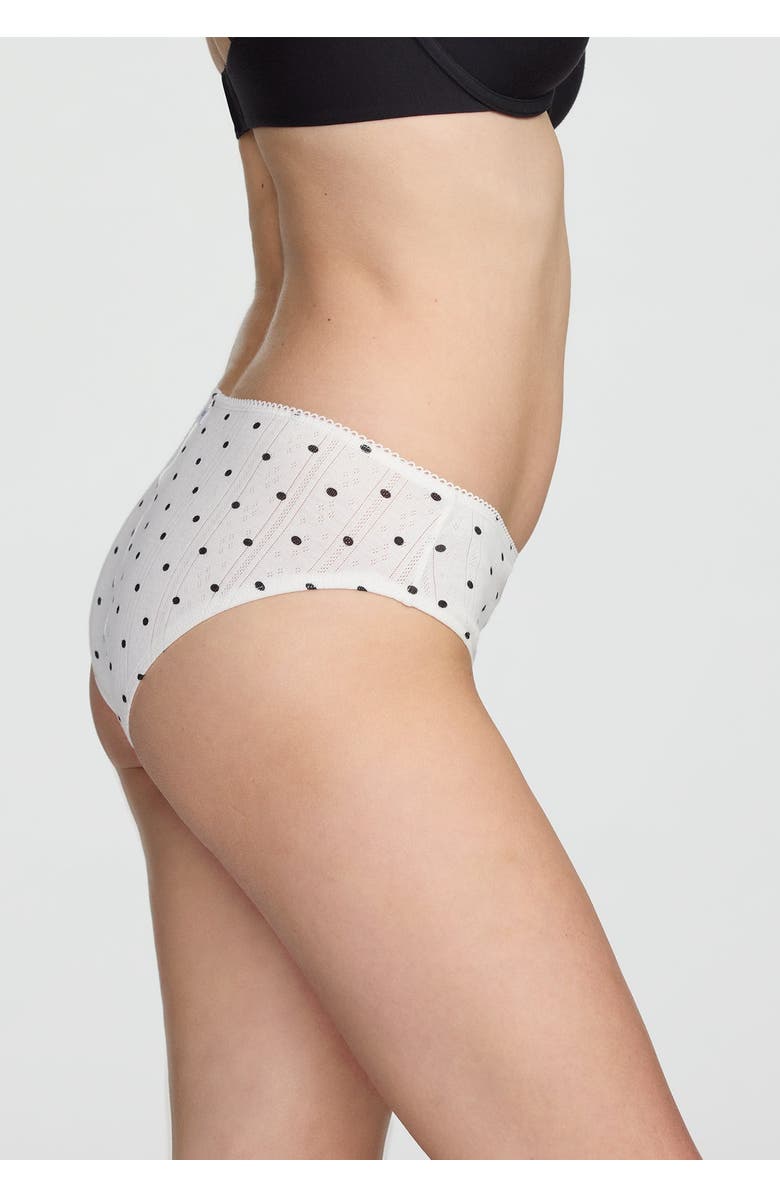 CUUP The Brief- Pointelle, Alternate, color, Salt Polka Dot