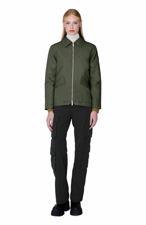 Quartz Co. Adele | Lightweight Insulated Jacket In Sage