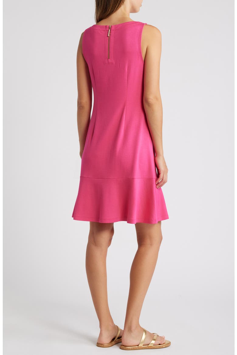 Darcy Sleeveless Dress, Alternate, color, GLOWING AZALEA