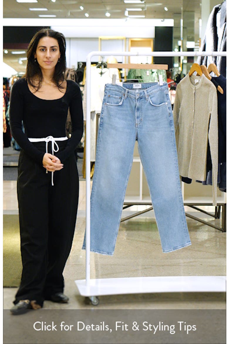 Valen Mid Rise Ankle Straight Leg Jeans video