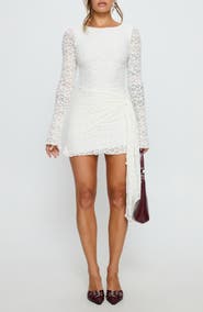 Princess Polly Oliwyn Lace Long Sleeve Minidress