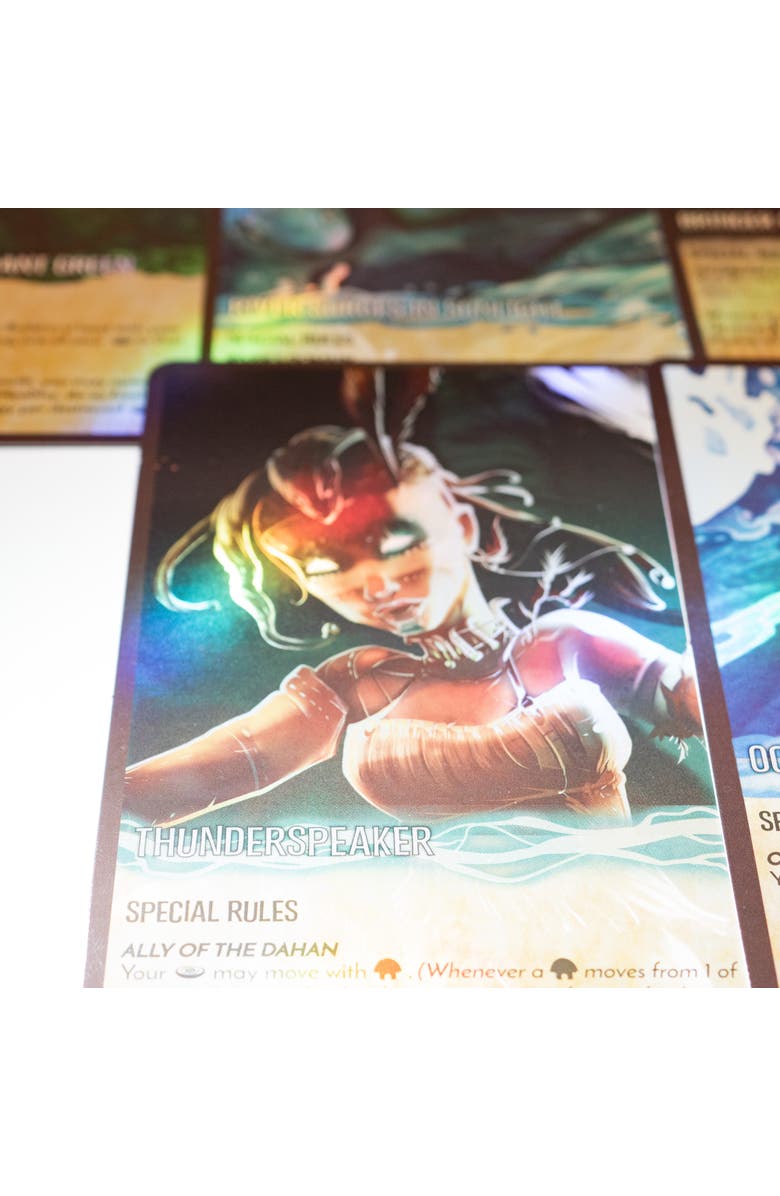 Greater Than Games Spirit Island Core Game Premium Foil Spirit Panels, Alternate, color, Multicolored