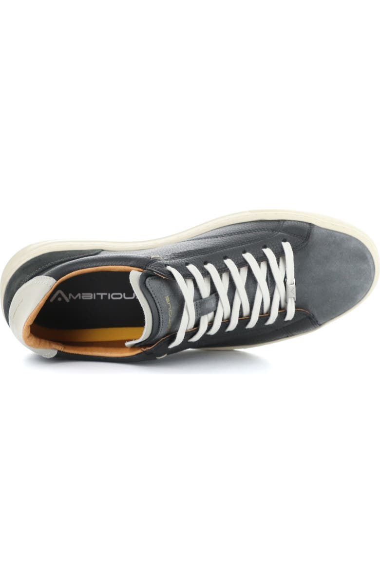 Ambitious 12403 Low Top Sneaker, Alternate, color, Grey/ Black Leather