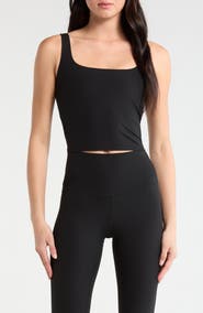 MPG Crop Rib Tank Top
