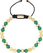 EYE CANDY LOS ANGELES Men's Mason Agate Beaded Bracelet