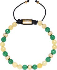 EYE CANDY LOS ANGELES Men's Mason Agate Beaded Bracelet
