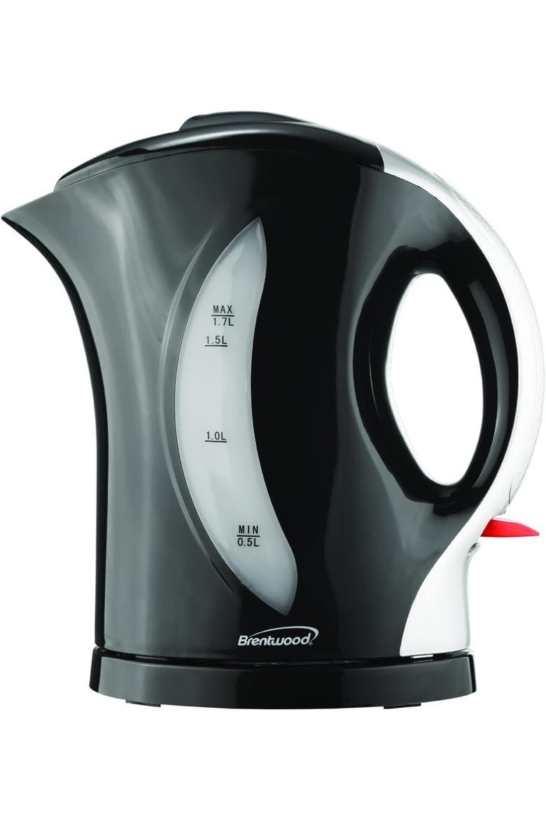 Electric Plastic Kettle, Alternate, color, Black