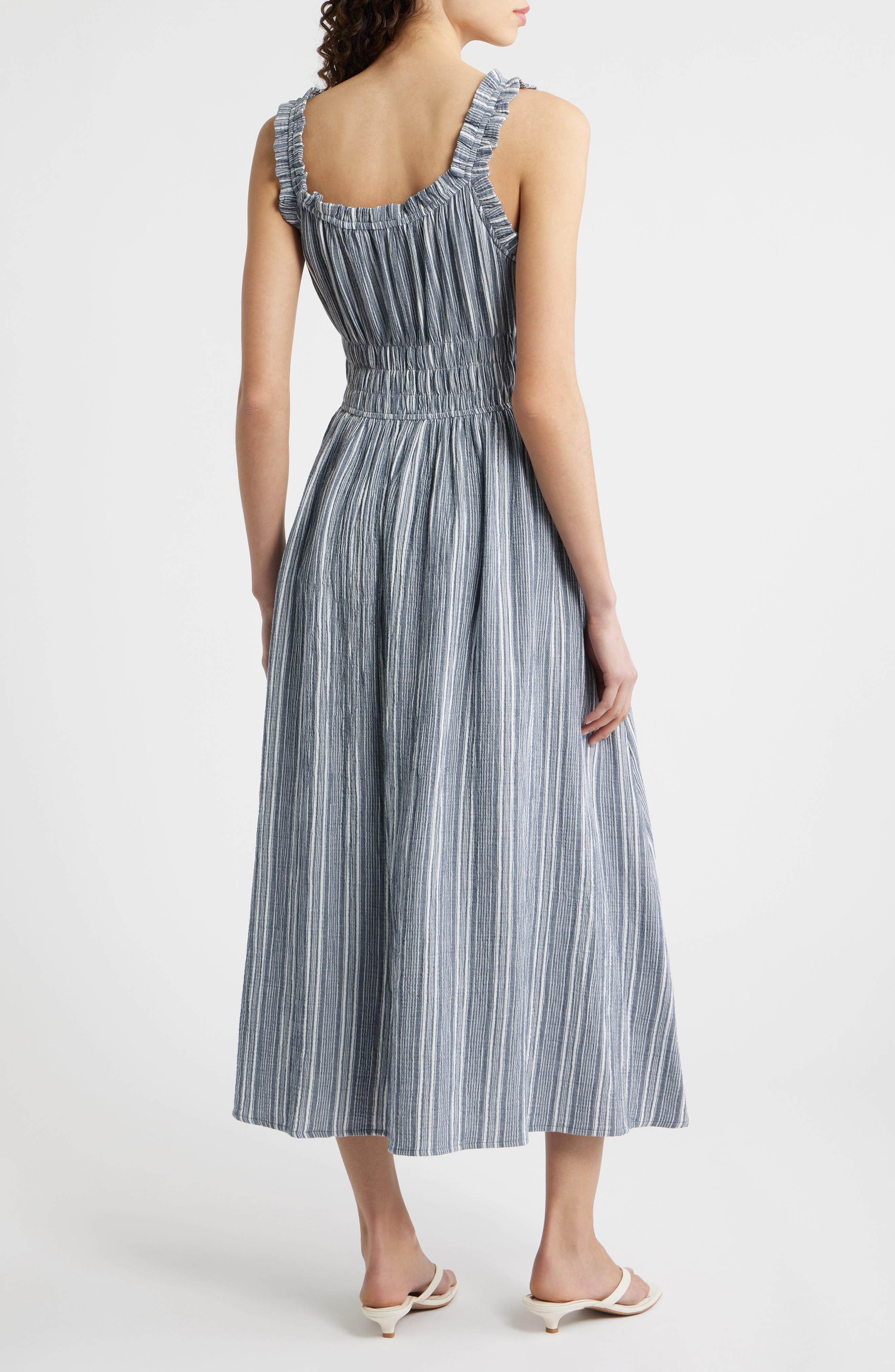 Obea Variegated Stripe Organic Cotton Sundress - image 2