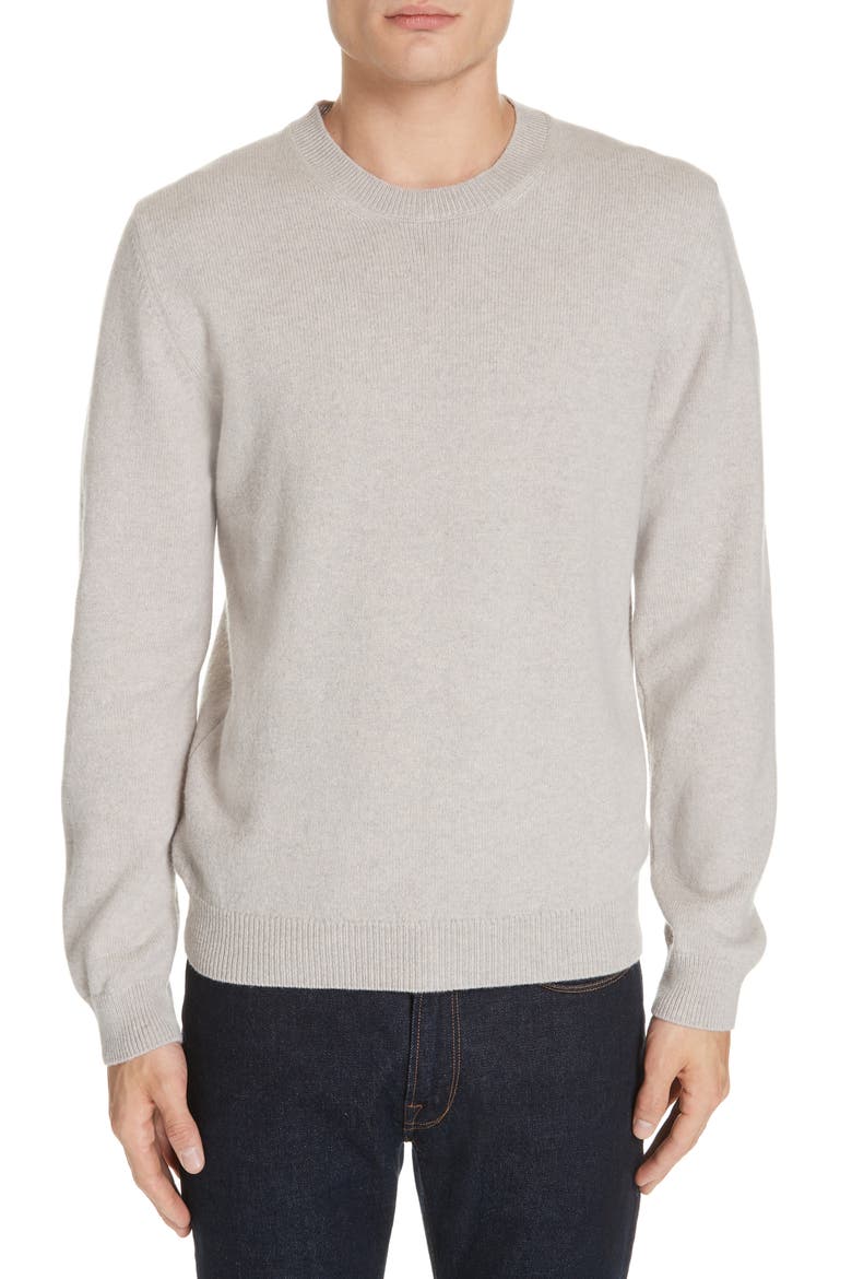 Crewneck Sweater, Main, color, BEIGE