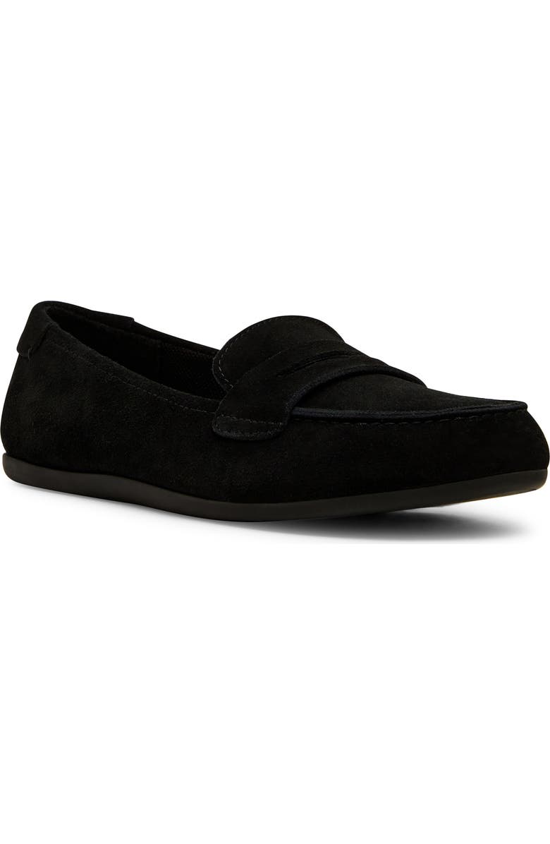 Blondo Felix Waterproof Loafer, Main, color, Black Suede