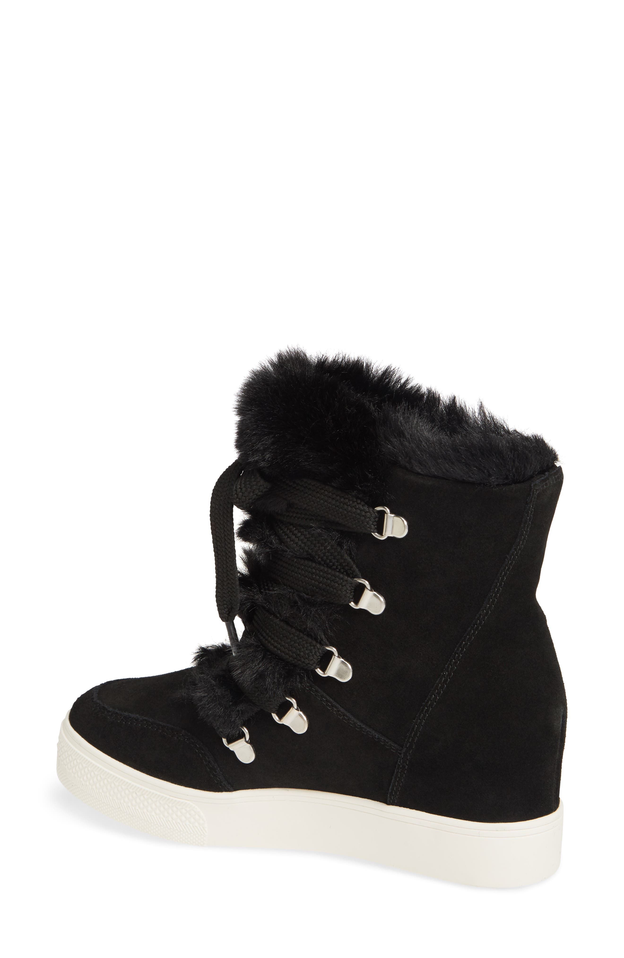 Steve Madden Wharton Faux Fur Bootie, Alternate, color, 