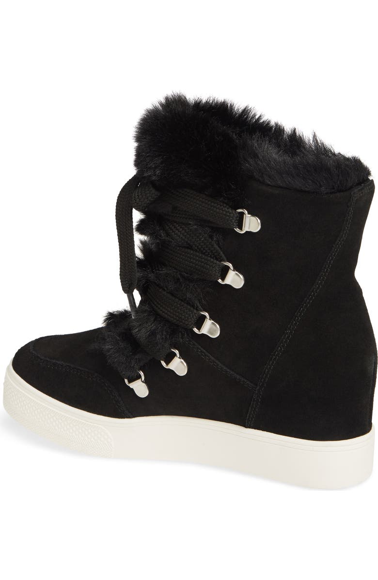 Steve Madden Wharton Faux Fur Bootie, Alternate, color,