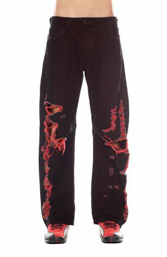 HVMAN Evolve Distressed Baggy Fit Jeans