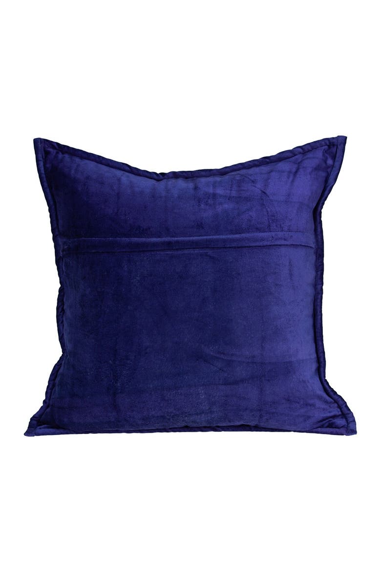 Augusta Transitional Solid Quilted Pillow - 20" x 20" - Royal Blue, Alternate, color, ROYAL BLUE