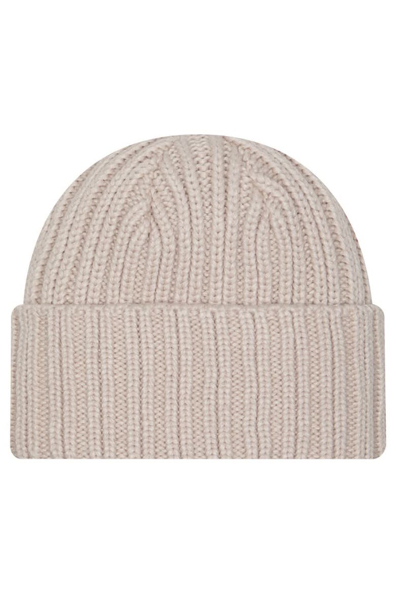 Men's New Era Light Beige Detroit Lions Logo Applique Cuffed Knit Hat, Alternate, color, Light Beige