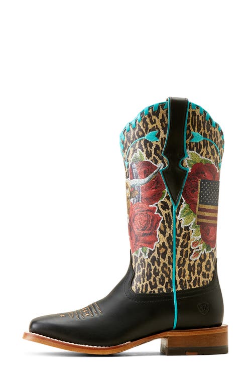 Ariat X Rodeo Quincy Frontier Western Boot In Black