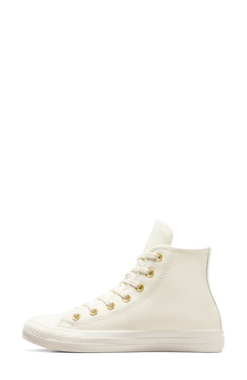 Converse Chuck Taylor® All Star® High Top Sneaker In Egret/egret/gold