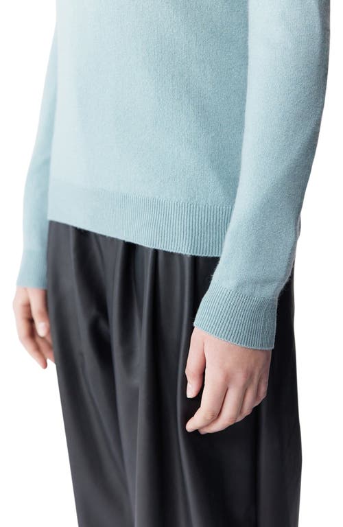 Gobi Mongolian Cashmere Cashmere Crew Neck Sweater In Blue