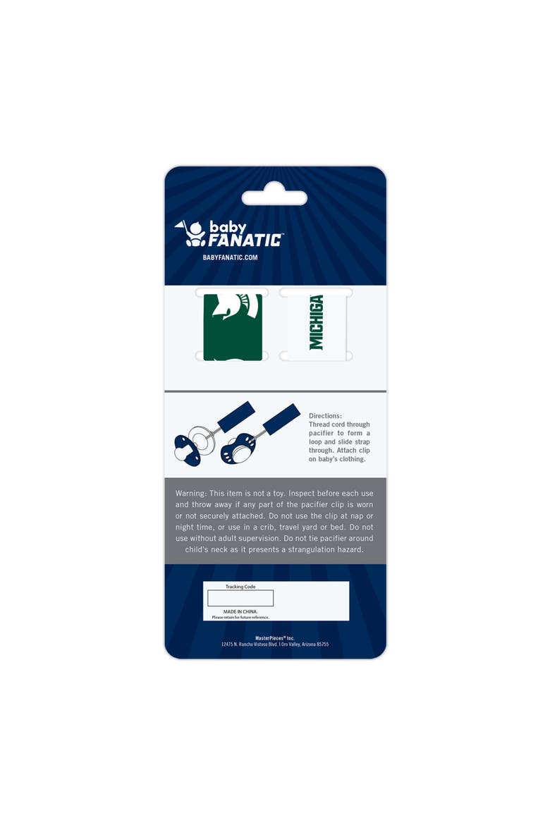 Michigan State Pacifier Clip 2-Pack, Alternate, color, Multicolor