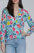 APNY Split Neck Top
