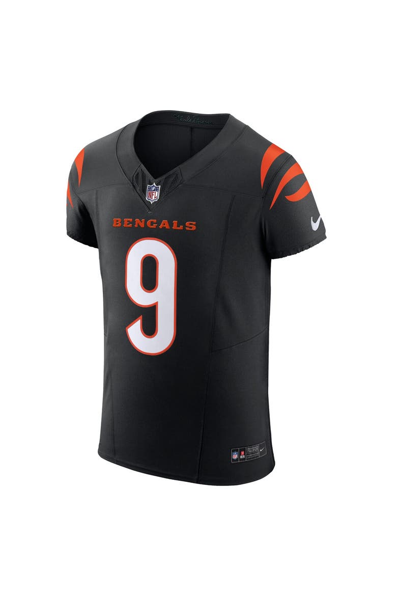 Men's Nike Joe Burrow Black Cincinnati Bengals Vapor F.U.S.E. Elite Jersey, Alternate, color, Black