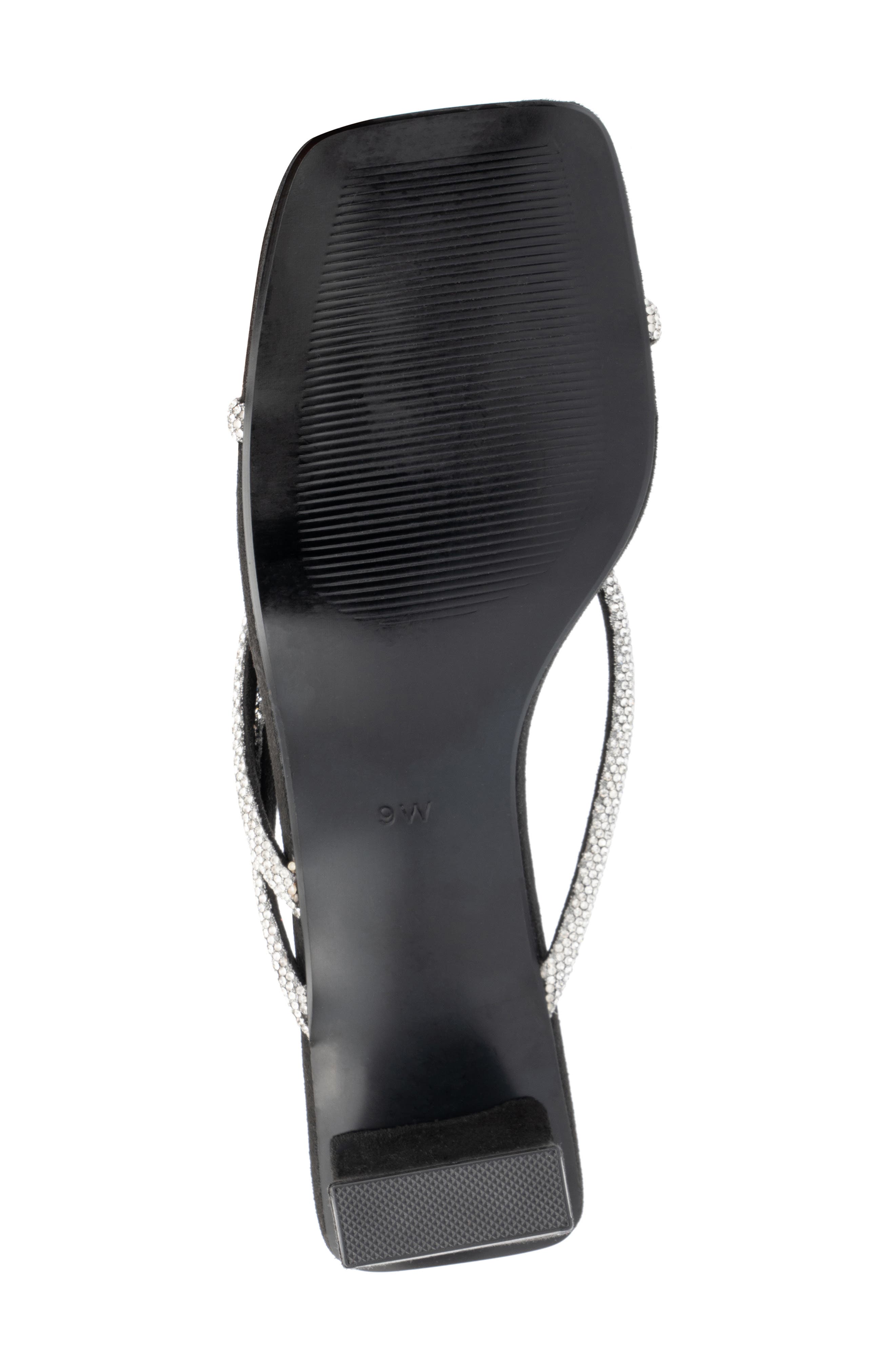 Fashion to Figure Nikita Pavé Crystal Slide Sandal - Wide Width, Alternate, color, 