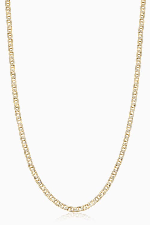 Oradina 14k Gold Mystic Mariner Pavé Necklace In Yellow Gold