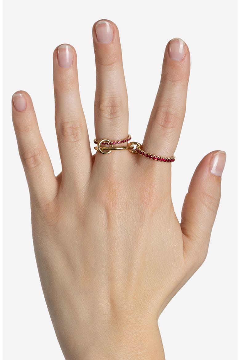 Norah 18k Gold Ruby Ring, Alternate, color, YELLOW GOLD