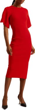 Ted Baker London Raelea Rib Sweater Dress