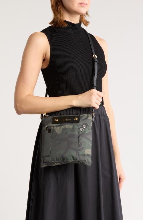 Marc Jacobs Camo Preppy Swing Crossbody Bag In Camo Multi