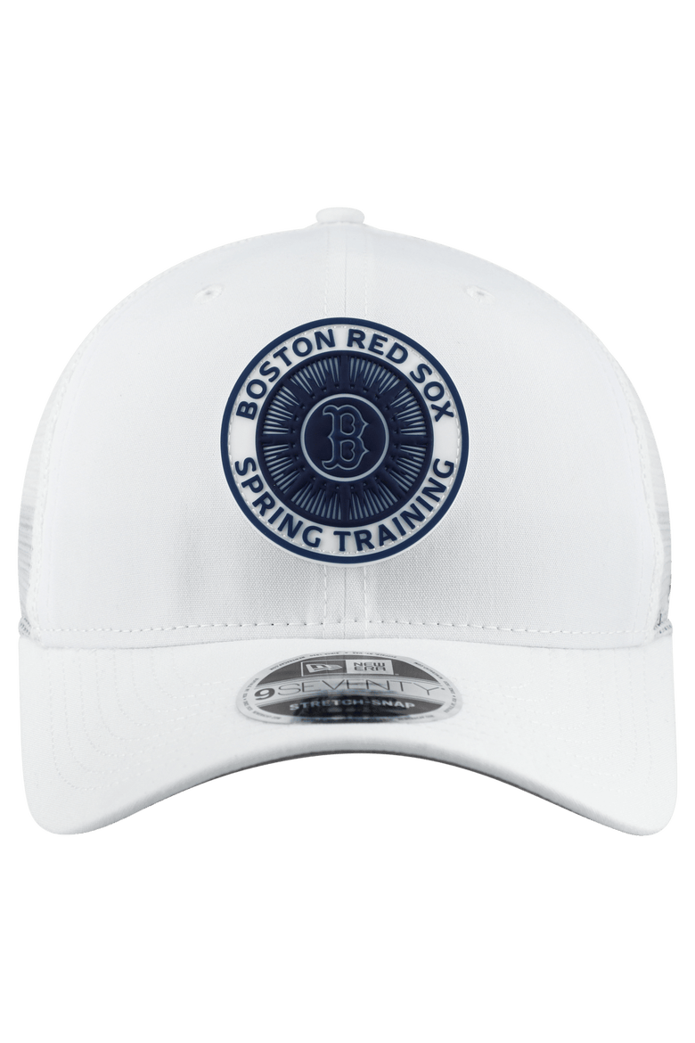 Men's New Era  White Boston Red Sox 2026 Spring Training Fan Pack 9SEVENTY Adjustable Trucker Hat, Alternate, color, White