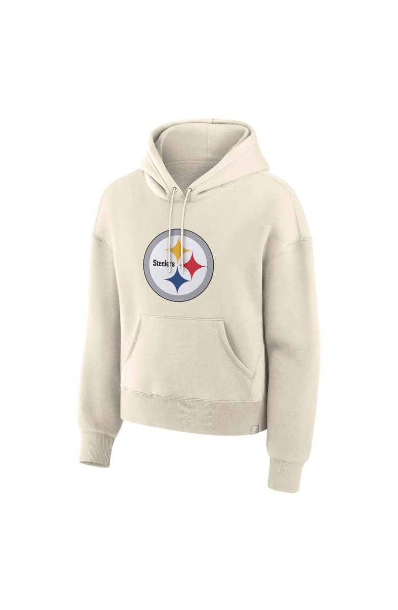 FANATICS Women's Fanatics Cream Pittsburgh Steelers Dove Legacy Pullover Hoodie, Alternate, color, Cream